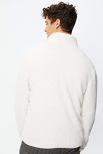 Teddy Sherpa Mock Neck Zip Sweater thumbnail 3