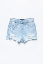AERO Girls Destroyed Denim Short thumbnail 3