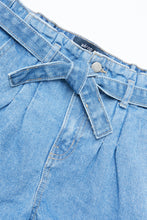 AERO Girls Paperbag Denim Short thumbnail 2