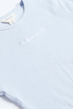T-shirt côtelé à ourlet festonné et imprimé de broderie et Aéropostale pour filles thumbnail 2