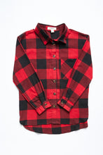 Chemise à carreaux AERO boutonné pour fille thumbnail 2