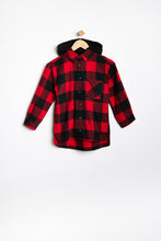 AERO Girls Hooded Plaid Button-Up Shirt thumbnail 7