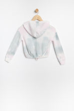 AERO Girls Super Soft Tie Dye Cinched Pullover Hoodie thumbnail 2