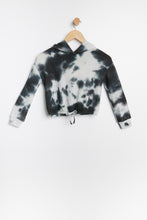AERO Girls Super Soft Tie Dye Cinched Pullover Hoodie thumbnail 3