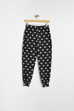 Ensemble pyjama 2 pièces AERO super doux à imprimé graphique lèvre et cils pour fille thumbnail 5