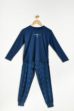 Ensemble pyjama 2 pièces AERO super doux à imprimé graphique Aéropostale et étoiles pour fille thumbnail 1