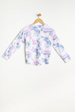 AERO Girls Super Soft Swirl Tie Dye Aéropostale Moon Crescent Graphic 2 Piece Pajama Set thumbnail 3