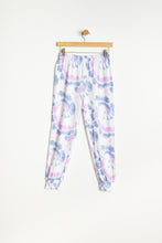 AERO Girls Super Soft Swirl Tie Dye Aéropostale Moon Crescent Graphic 2 Piece Pajama Set thumbnail 4