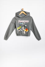 AERO Girls The Powerpuff Girls Graphic Crop Pullover Hoodie thumbnail 1