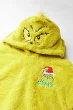 Haut à capuchon à enfiler pyjama AERO en sherpa Le Grinch brodé pour fille thumbnail 2