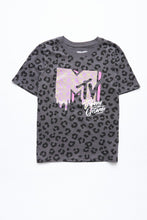 T-shirt Johnny Orlando Logo MTV à motif animalier et à imprimé graphique pour fille thumbnail 2
