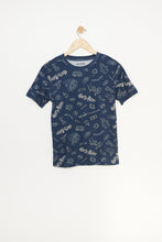 AERO Boys Harry Potter All-Over Print Graphic Tee thumbnail 1