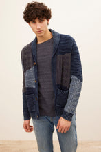 Cardigan en tricot à mailles mixtes boutonne? thumbnail 1