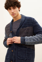 Cardigan en tricot à mailles mixtes boutonne? thumbnail 2