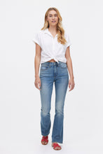 Jean Ã  taille haute et jambe Ã©vasÃ©e Bianca thumbnail 1