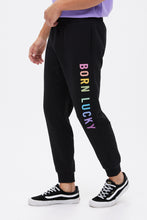 Unisex Pride Born Lucky Graphic Jogger thumbnail 3