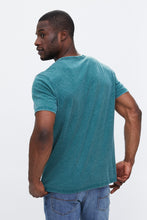 T-shirt délavé effet usé à col cranté thumbnail 4