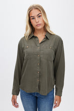 Tencel Double Pocket Button-Up Shirt thumbnail 1