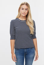 Pointelle Striped Top thumbnail 1