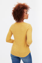Brushed Waffle Henley Top thumbnail 5