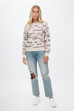 Thermal Raglan Sleeve Camouflage Pullover Top thumbnail 2