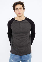 T-shirt henley thermique manche longue raglan thumbnail 3