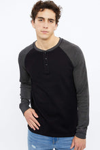 T-shirt henley thermique manche longue raglan thumbnail 6