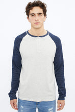 T-shirt henley thermique manche longue raglan thumbnail 1