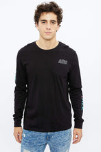 T-shirt manche longue à imprimé AERO tri-colore thumbnail 2