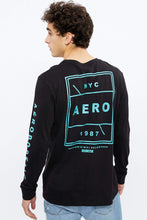 AERO Square Stamp Long Sleeve Graphic Tee thumbnail 4