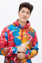 AERO Tie Dye Tonal Embroidery Graphic Pullover Hoodie thumbnail 6