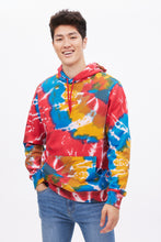 AERO Tie Dye Tonal Embroidery Graphic Pullover Hoodie thumbnail 4