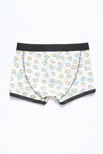 AERO Tie Dye Smiley Face Graphic Boxer Trunk thumbnail 2