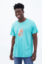 AERO Floral Box Print Graphic Tee thumbnail 1