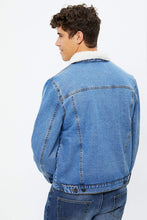 Sherpa Lined Denim Jacket thumbnail 3