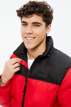 Aéropostale Mock Neck Colour Block Puffer thumbnail 3