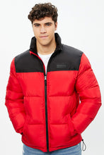 Aéropostale Mock Neck Colour Block Puffer thumbnail 1