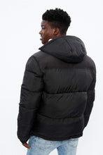 Manteau bouffant Aéropostale à capuche en bloc de couleur thumbnail 4