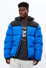 Manteau bouffant Aéropostale à capuche en bloc de couleur thumbnail 5