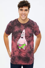 Drooling Patrick Tie Dye Graphic Tee thumbnail 1