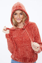 Pull en chenille lustrée à capuche thumbnail 10