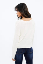Twisted Front Cropped Sweater thumbnail 3