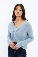 Twisted Front Cropped Sweater thumbnail 7
