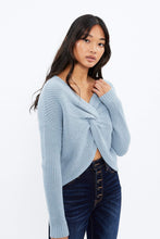 Twisted Front Cropped Sweater thumbnail 15