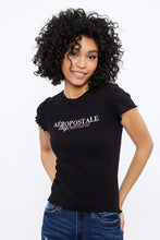 Aéropostale Original Brand Ribbed Graphic Baby Tee thumbnail 1