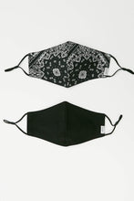 Masque réutilisable ajustable en coton ensemble de deux thumbnail 4