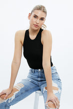 Ribbed High Neck Crop Tank Top thumbnail 4