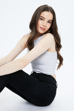 Ribbed High Neck Crop Tank Top thumbnail 8