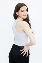 Ribbed High Neck Crop Tank Top thumbnail 9