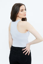 Ribbed High Neck Crop Tank Top thumbnail 20